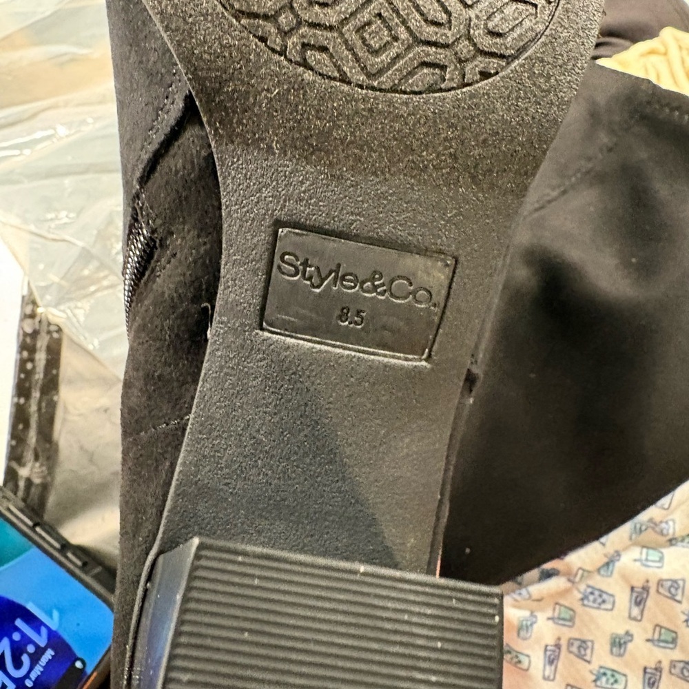 Style & Co. Black Women's Athletic Shoes - Picture 3 of 3